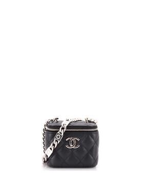 Chanel Coco Enamel Strap Vanity Case #281372C33B